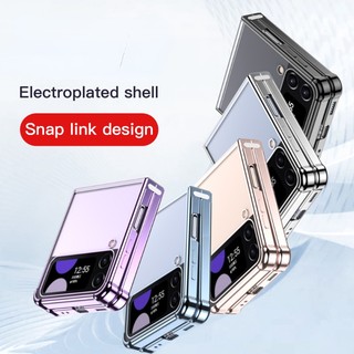 Ốp Điện Thoại PC Chống Sốc Bảo Vệ Bốn Góc Kiểu Dáng Sang Trọng Cho Samsung Galaxy Z Flip 4 Z Flip 3 Z Flip 4 Flip 4 Z Flip 3