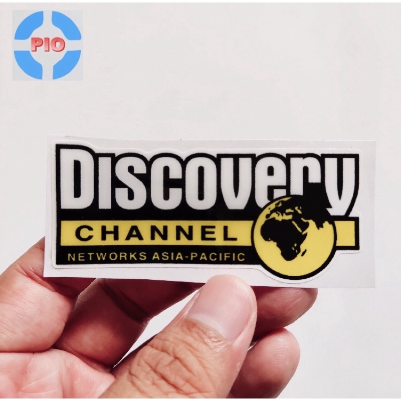 Tem Nổi Discovery Channel Trang Trí Xe Máy, Nón Bảo Hiểm, Laptop, Điện Thoại