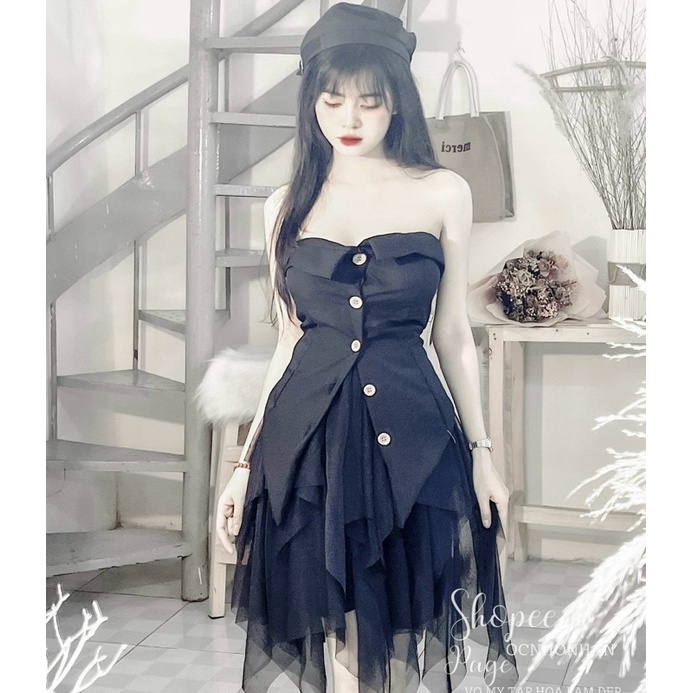 Áo cúp ngực vạt nhọn sexy có mút ngực may nhún lưng | BigBuy360 - bigbuy360.vn