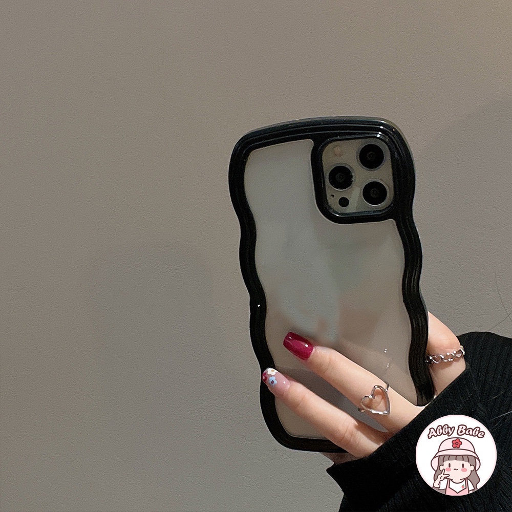 Ốp Điện Thoại TPU Mềm Mỏng Chống Sốc Họa Tiết Gợn Sóng Đơn Giản Cho IPhone 14 Pro Max 11 7Plus 13 12 11 Pro Max X XS XR