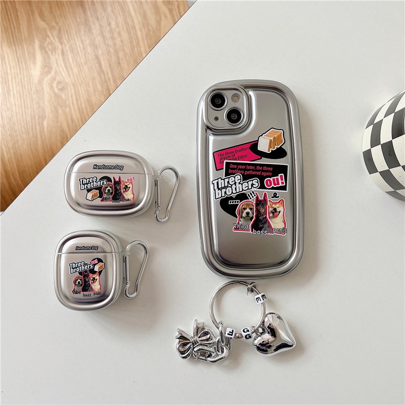 Ốp Điện Thoại tpu Dẻo Họa Tiết Hoạt Hình Chú Chó & Bánh Mì Dễ Thương Cho IPhone 14 13 12 11 Pro Max 14pro