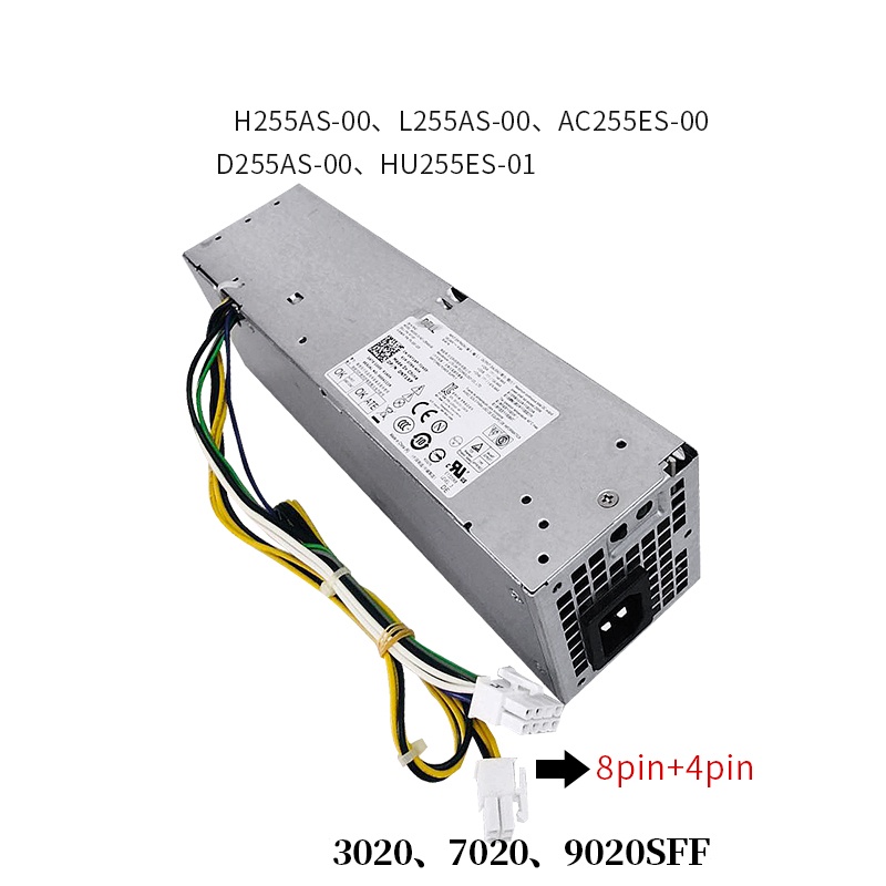 PSU cho Dell 3020 7020 9020 T7100, bộ nguồn 255W L255AS-00 D255AS-00 H255AS-00 H255ES-01 F255ES-00 H