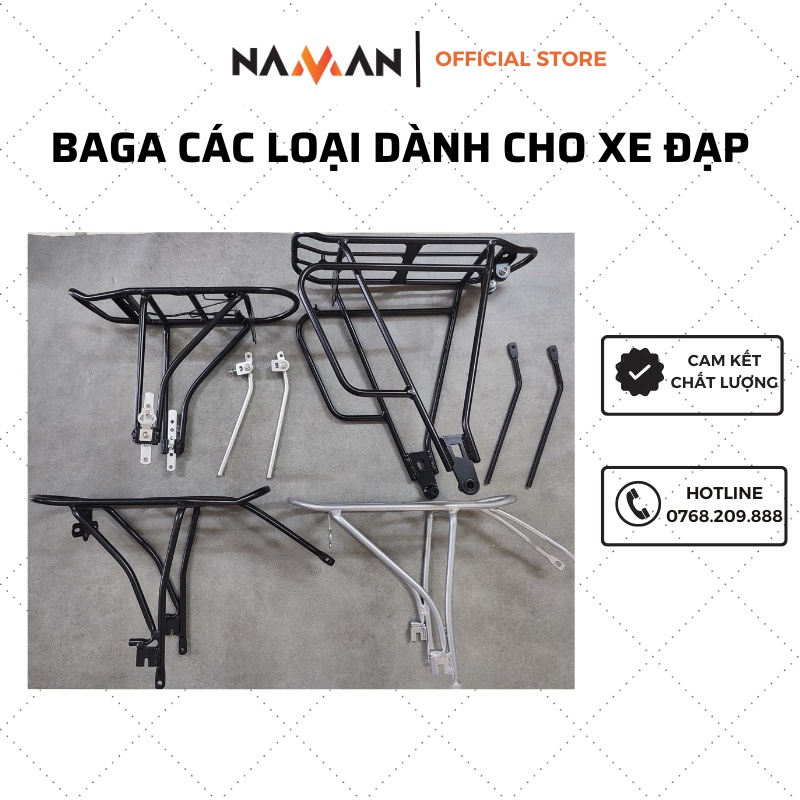Baga xe đạp 20inch cho phanh V phanh đĩa các loại