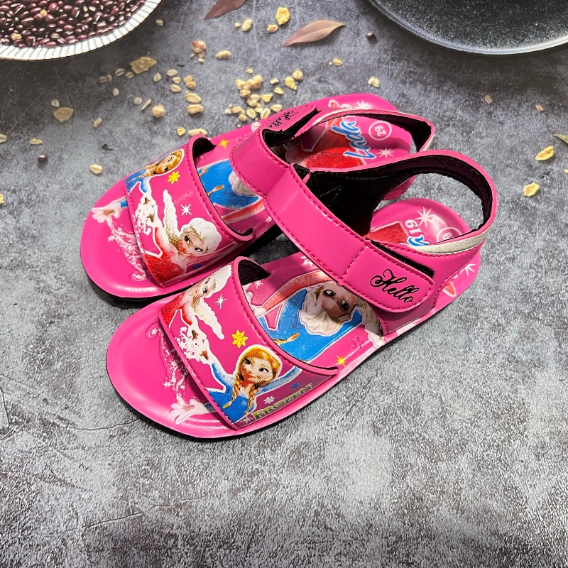 Sandal elsa công chúa cho bé gái da pu giá rẻ 635