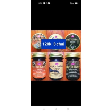 Cao xoa xương khớp bana thái lan 50gr