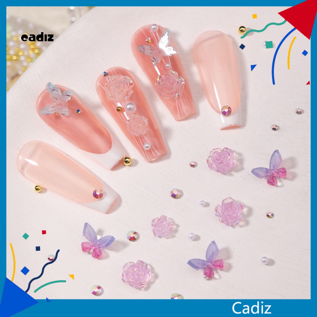 1 Hộp Hoa Trà Dán Trang Trí Móng Tay Nghệ Thuật