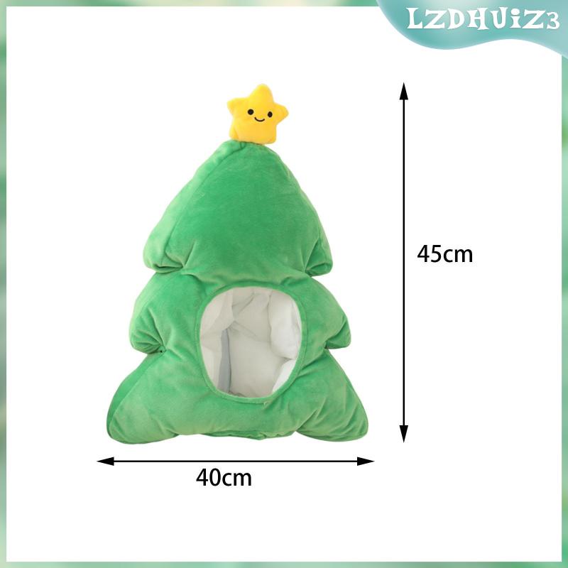 Mũ Hóa Trang Cây Thông Giáng Sinh Bằng Lông Nhung Mềm Mại lzdhuiz3 Dành Cho Nam Và Nữ