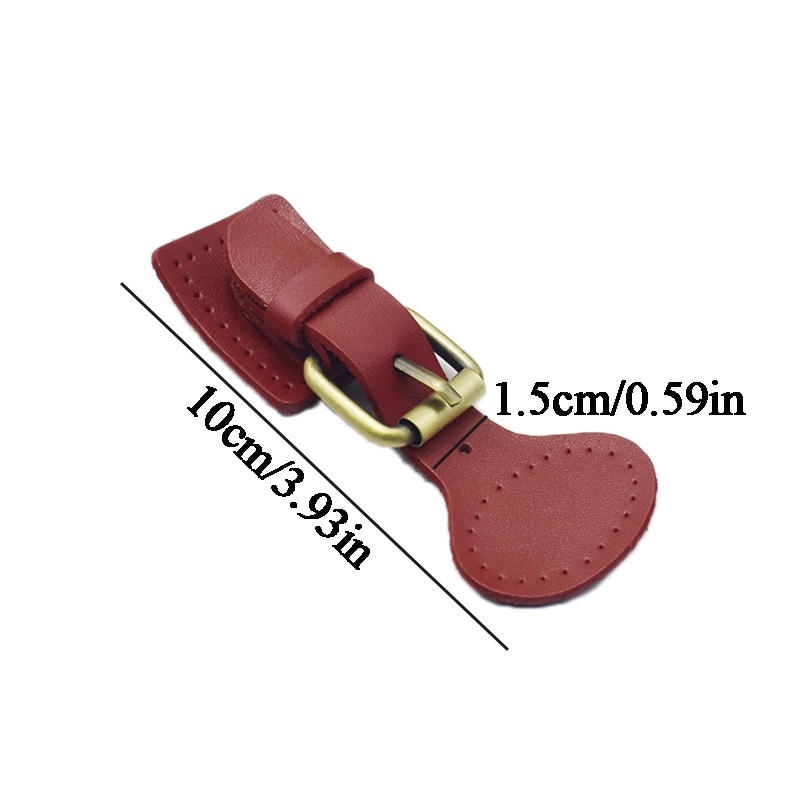 Khóa Nam Châm Hình Oval DIY Bằng Da Có Thể Điều Chỉnh