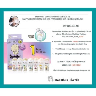 Combo túi trữ sữa Toddler