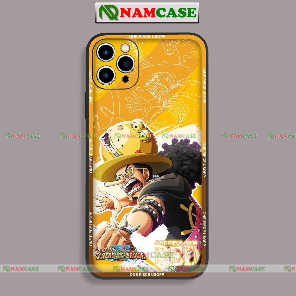 Ốp lưng điện thoại iPhone anime one piece usopp cạnh vuông silicon dẻo ip 6/6s/7/8/X/XS/XR/11/12/13/14 Pro Max Plus