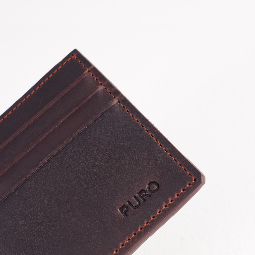 Ví đựng thẻ Da Bò Mini Card Cardholder nhỏ gọn tiện lợi PURO Bảo hành 24 tháng