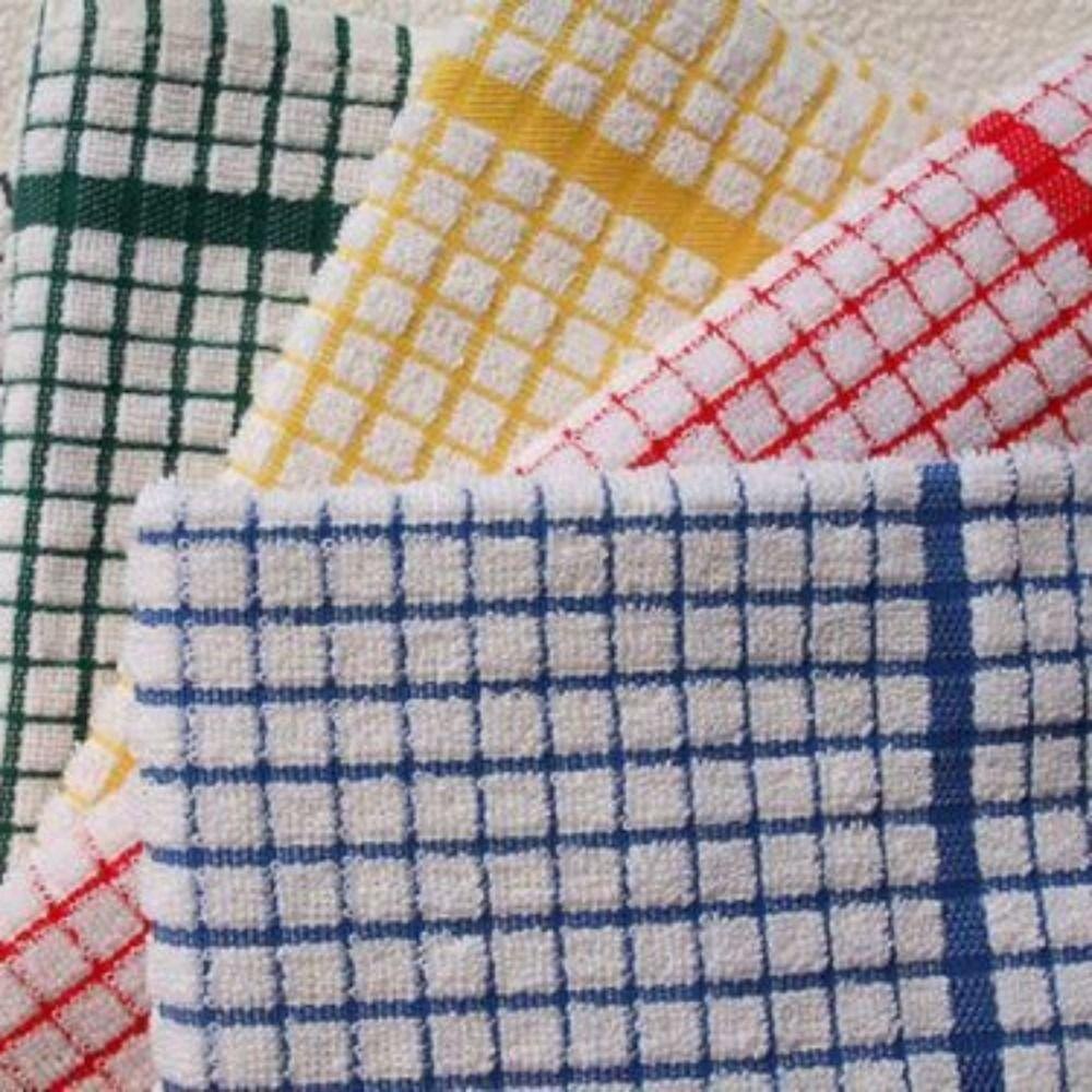 1 Khăn Lau Chén Dĩa Vải Cotton Thấm Hút Tốt