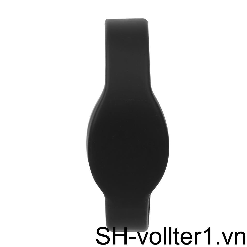 Set 10 Thẻ Silicone Đeo Cổ Tay 13 56Mhz RFID Chống Nước IC Màu Đen Cho Phòng Xông Hơi Bể bơi
