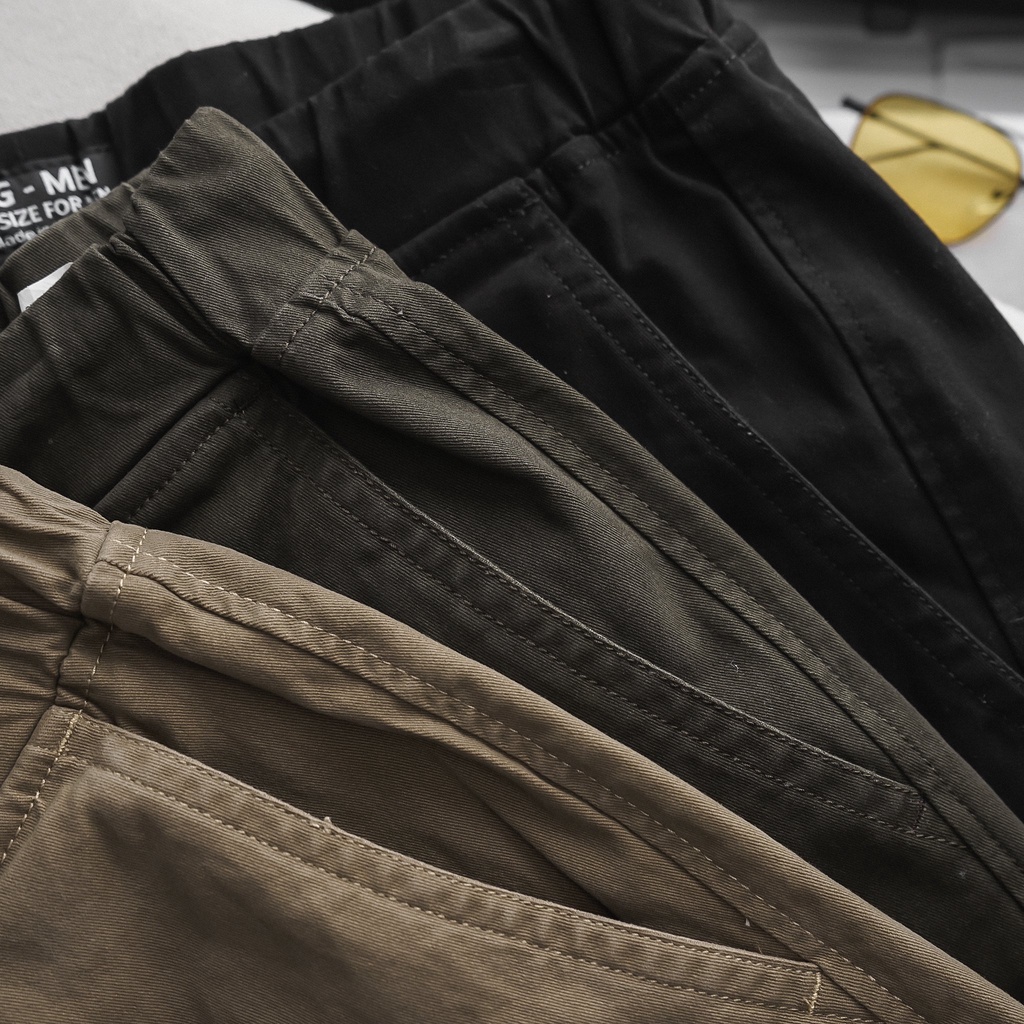 Quần kaki lưng thun bigsize nam < 140kg