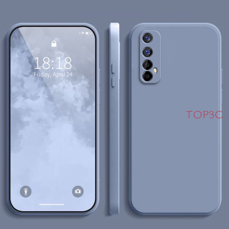 Ốp Điện Thoại Màu Trơn Cho Realme narzo 20 Pro Realme 7 5g 6 XT 6 Pro 5i C3 5 5s 5 Pro 6i Realme 7 YT