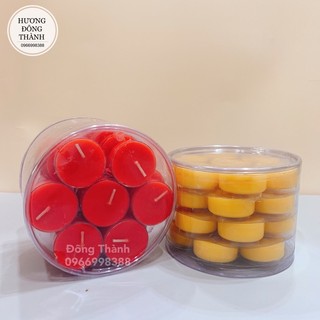 Nến tealight bơ thực vật 28 viên cháy 4h cháy không khói, không muội