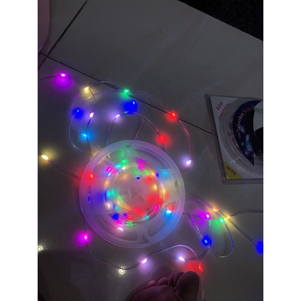LED DÂY NHÁY RGB 10m theo App và điều khiển
