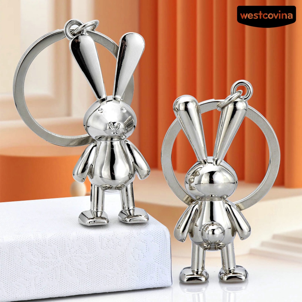 [Hot]☃Móc Khóa Hình Chú Thỏ Hoạt Hình Ba Chiều Đa Năng Trang Trí Năm Mới 2023