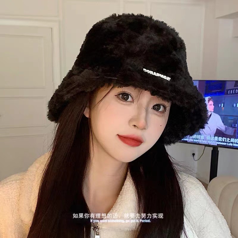 Mũ bucket lông cừu đơn giản phong cách hàn quốc TA Cross