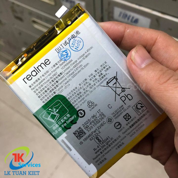 Pin Oppo BLP807 / Pin Oppo Realme 7 - Realme V5 (5000mAh) Dung lượng chuẩn bảo hành 1 đổi 1