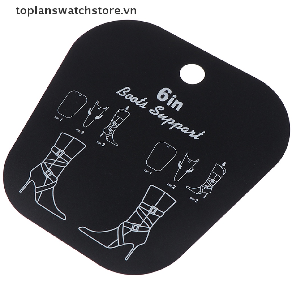 Toplanswatchstore 1 Cặp Giá Đỡ Giày Bốt Dạng Ống Hỗ Trợ Cổ Cao Hình Dạng