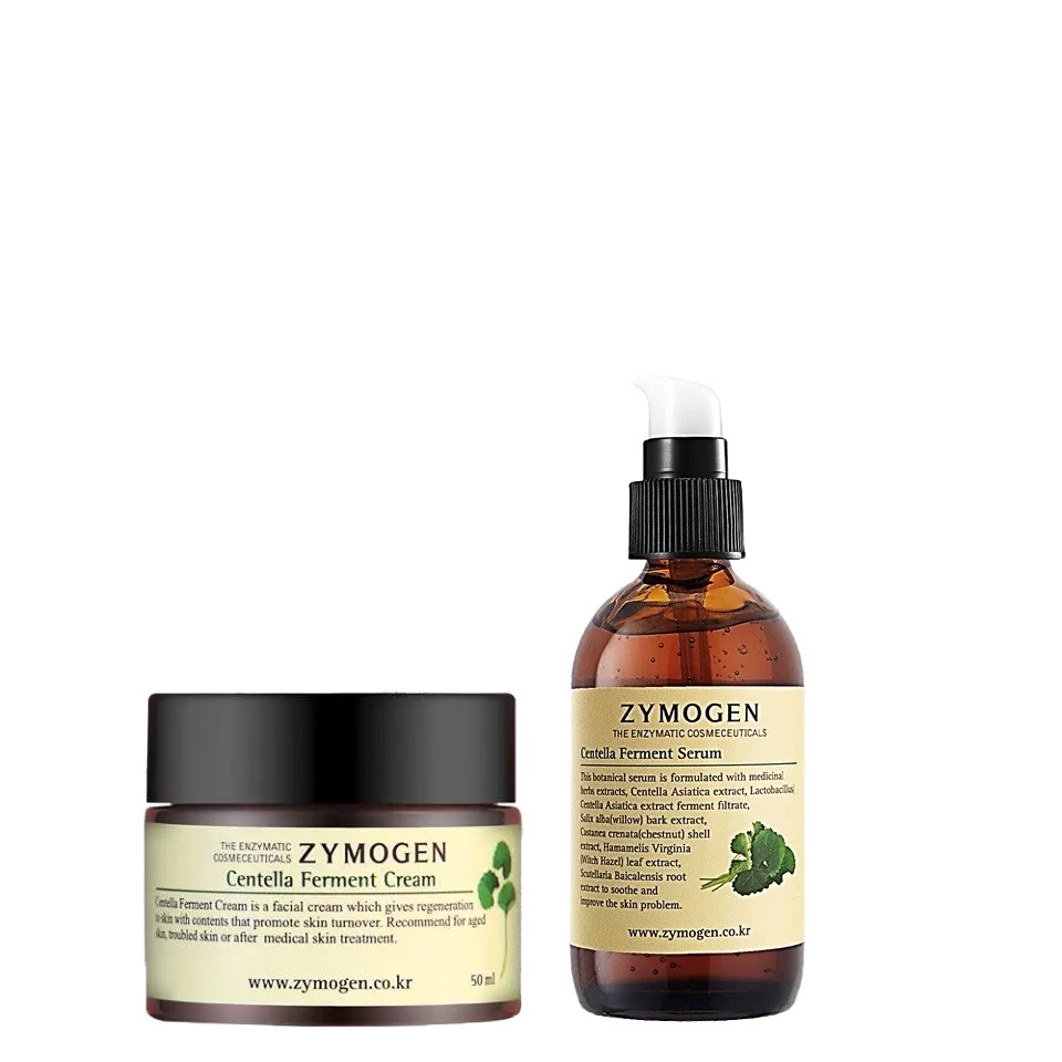 ZYMOGEN Serum + Kem ngăn mụn phục hồi da tổn thương lành sẹo nhanh