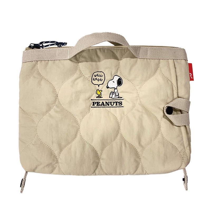 Túi Xách Cotton Cỡ Lớn Thêu Họa Tiết Hoạt Hình Snoopy Dễ Thương Cho Nam Và Nữ