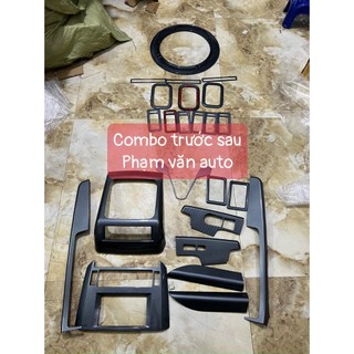 Ốp Vân gỗ taplo + trần sau Hyundai Solati, ốp Vân Các bon Solati hàng cao cấp Phạm Văn auto