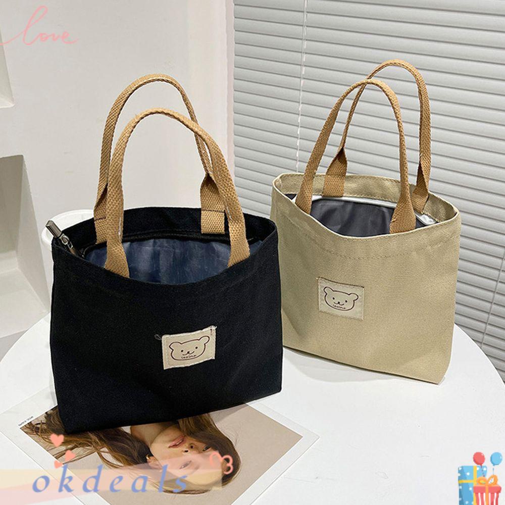 Túi Tote Cỡ Lớn In Họa Tiết Gấu Hoạt Hình Cho Nữ