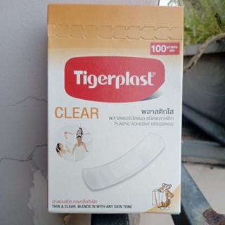 [Chính Hãng-Thái Lan] Hộp 100 miếng/ Băng keo cá nhân dán vết thương màu trong suốt Tigerplast Clear dính siêu chắc