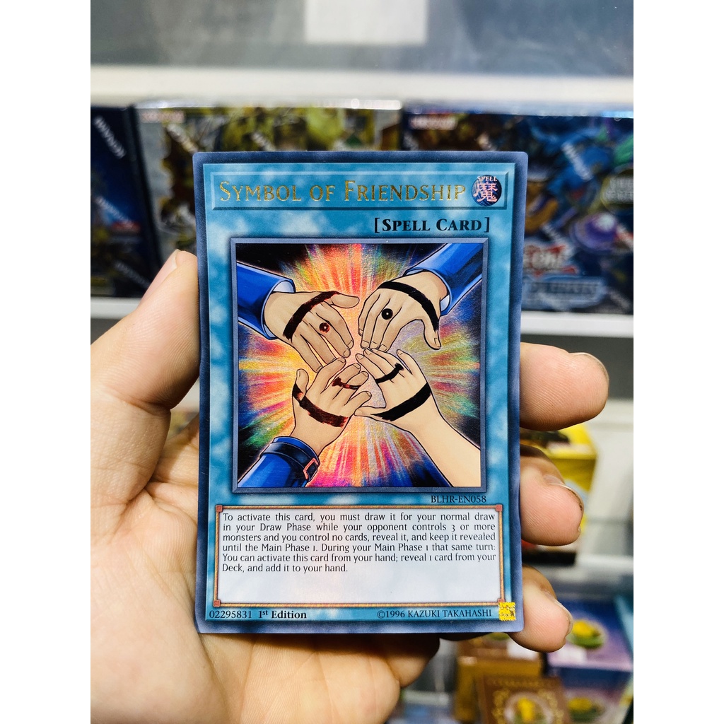 Thẻ bài YugiOh! Mã BLHR-EN058 - Symbol of Friendship - Ultra Rare - 1st Edition