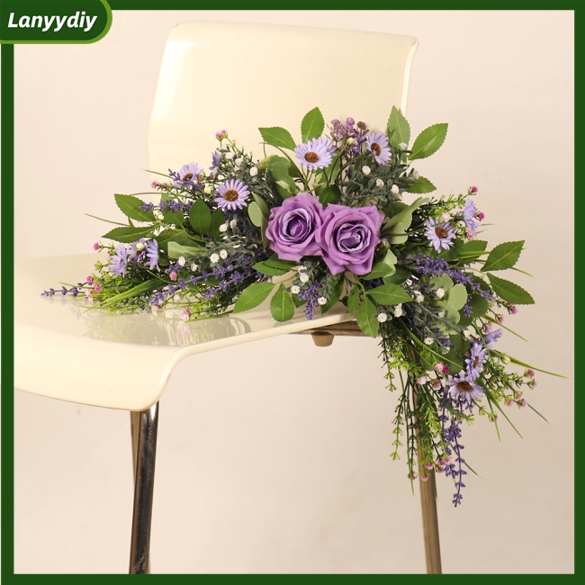 Vòng Hoa Hồng Nhân Tạo Trang Trí Nhà Cửa / Tiệc Cưới / Giáng Sinh