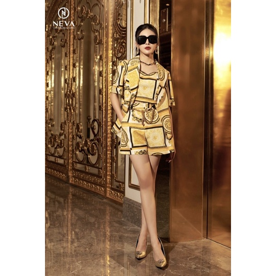 NEVA newtag set áo vest/blazer và quần shorts mới nguyên tag S/M/L