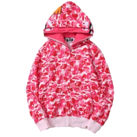 Áo khoác cá mập bape áo hoodie Cặp nam nữ có dây kéo, 2 Mũ siêu HOT 2022
