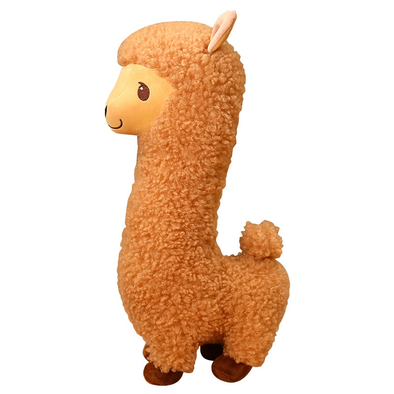 Thú Nhồi Bông Hình Lạc Đà Alpaca 0.85m Mềm Mại Đáng Yêu