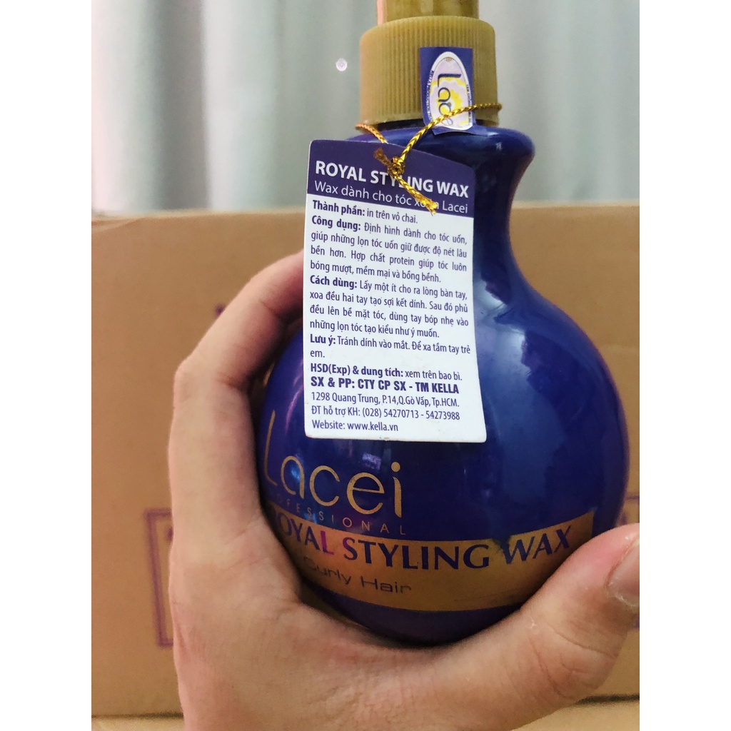 WAX TẠO KIỂU TÓC XOĂN LACEI ROYAL STYLING WAX 300ML