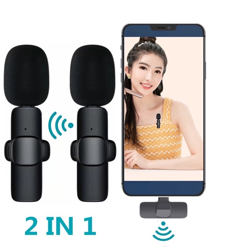 Micro Không Dây Cài Áo Lọc Tiếng Ồn