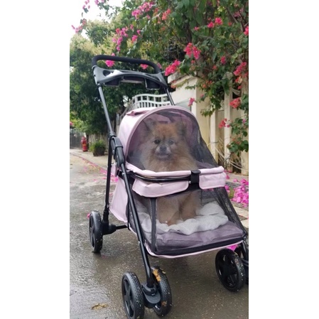 Xe đẩy thú cưng Bello size S gấp gọn cho thú dưới 10kg