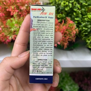 Dung dịch làm trong nước bể cá Jindi