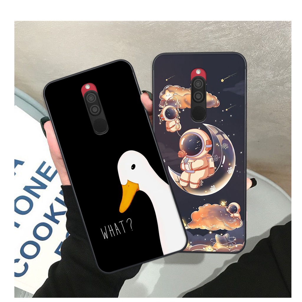 Ốp lưng Xiaomi REDMI 8 in hình tom&amp;jerry , con vịt , vũ trụ SIÊU CUTE