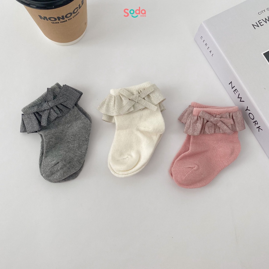 Set tất 03 đôi cho bé cổ bèo tiểu thư
