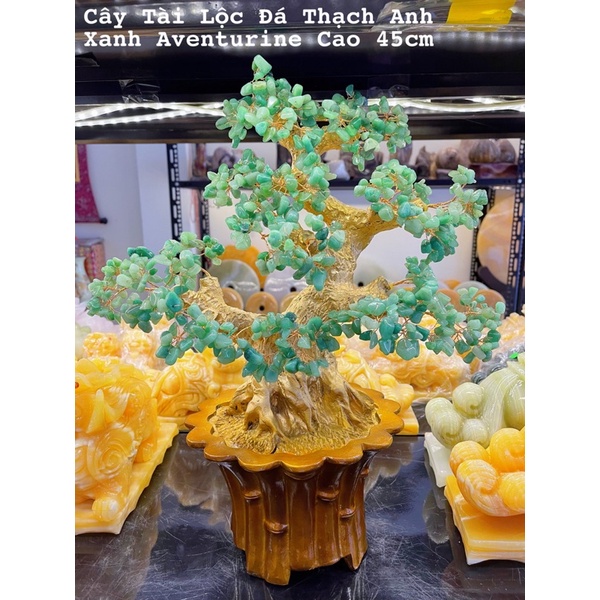 Cây Đá Tài Lộc Nhiều Màu Sắc Phong Thuỷ