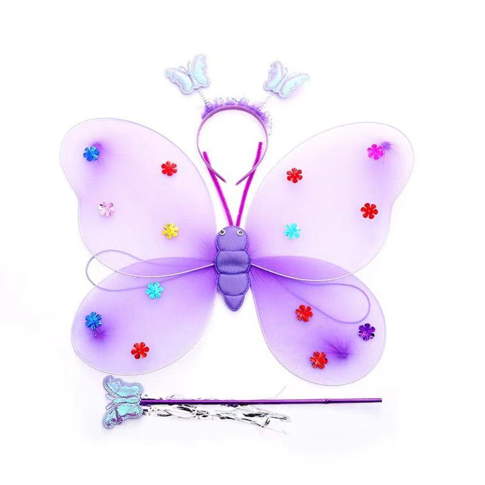 Bộ 3 Cây Đũa Phép Có Đèn Led Phát Sáng Dùng Hóa Trang Halloween