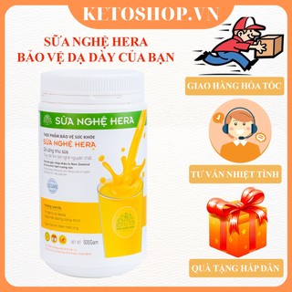 Sữa nghệ Hera hỗ trợ đau dạ dày, bao tử, làm đẹp da