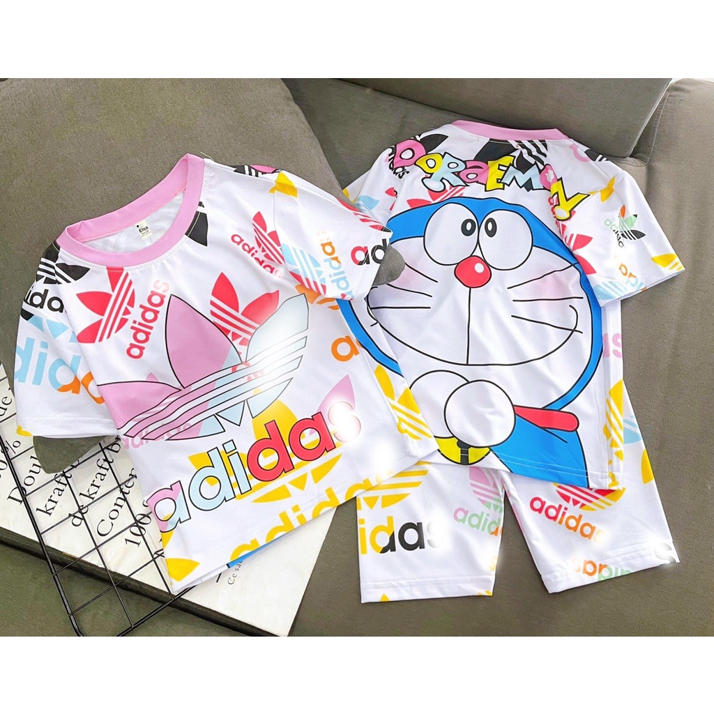 [8-40Kg] Bộ đồ bé gái quần Lửng in hình 3D HOT TREND chất vải mềm mịn thoáng mát được các bé yêu thích BGL32