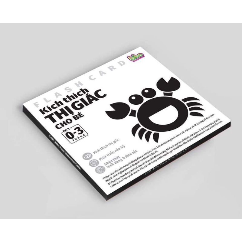 Thẻ Flashcard Dán Tường Kích Thích Thị Giác Cho Bé