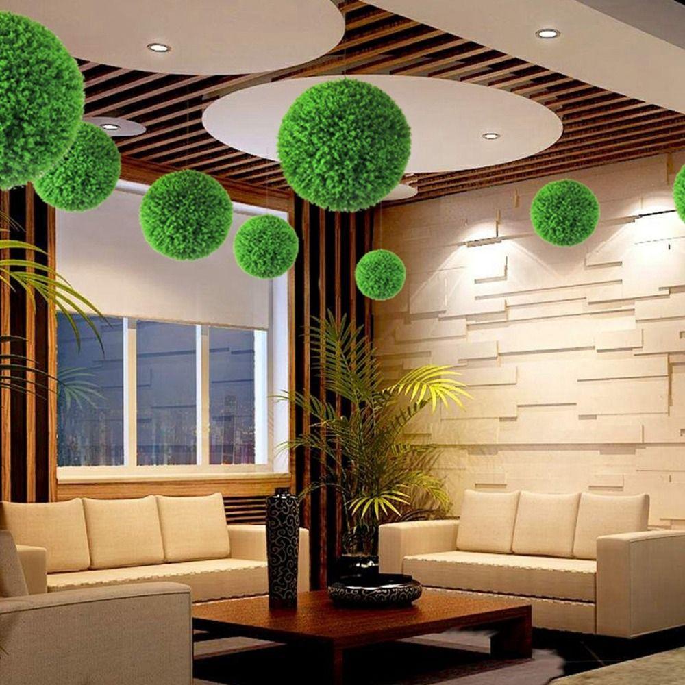 Cây Giả Hình Cầu Bằng Nhựa Dùng Trang Trí Đám Cưới / Sân Vườn