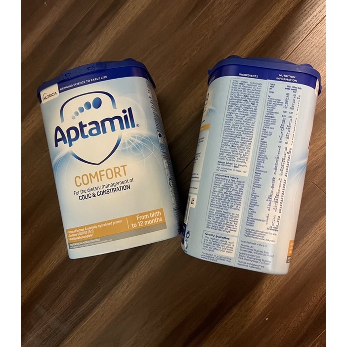 Sữa Aptamil Comfort Baby Milk Formula đặc trị tiêu hoá kém 0-12m 800g date 2023!