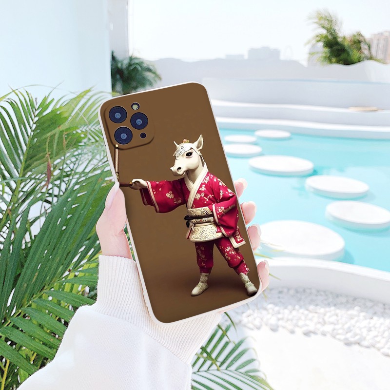 Ốp lưng iphone hình 12 con giáp cực chất dẻo vuông cạnh tuổi Tý Sửu Dần Mão Thìn Tỵ Ngọ Mùi Thân Dậu Tuất Hợi đủ mã 6-14