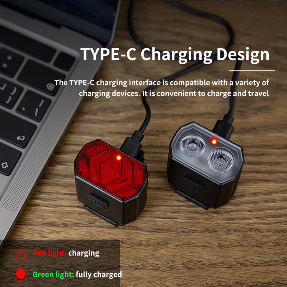 Đèn Xe Đạp Đèn Trước Xe Hơi Đơn Bằng Hợp Kim Nhôm Đèn Đuôi Đèn Chùm Kép Chiếu Xa Và Thấp Đèn Núi Nổi Bật Booboom